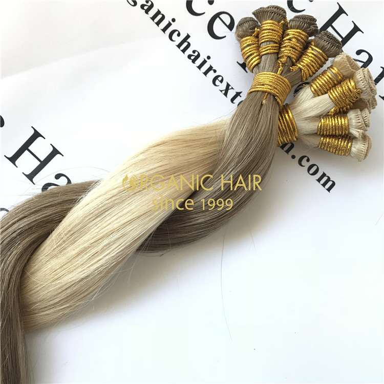 Hand tied weft hair extensions UK X73